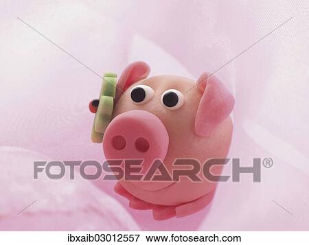 "Marzipan pig, lucky charm" View Large Photo Image Stock Photo - "Marzipan pig, lucky charm". Fotosearch