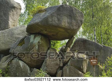 "Mausefalle or mousetrap rock formation, near Goslar, Harz, Lower Saxony, Germany, Europe" View Large Photo Image Stock Image - "Mausefalle or mousetrap rock formation, near Goslar, Harz, Lower Saxony, Germany, Europe". Fotosearch