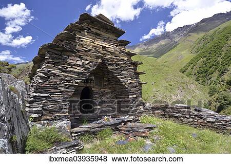 "Medieval church built from layered stones, Mutso, High Caucasus, Mtskheta-Mtianeti region, Georgia, Asia" View Large Photo Image Stock Photo - "Medieval church built from layered stones, Mutso, High Caucasus, Mtskheta-Mtianeti region, Georgia, Asia". Fotosearch
