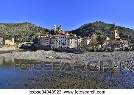 "Medieval village of Dolceaqua on the Nervia river, Province of Imperia, Liguria, Italian Riviera, Italy, Europe" View Large Photo Image Stock Image - "Medieval village of Dolceaqua on the Nervia river, Province of Imperia, Liguria, Italian Riviera, Italy, Europe". Fotosearch