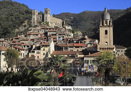 "Medieval village of Dolceaqua, Province of Imperia, Liguria, Italian Riviera, Italy, Europe" View Large Photo Image Stock Image - "Medieval village of Dolceaqua, Province of Imperia, Liguria, Italian Riviera, Italy, Europe". Fotosearch