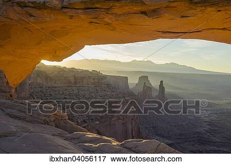 "Mesa Arch at sunrise, Island in the Sky, Canyonlands National Park, Moab, Utah, United States, North America" View Large Photo Image Stock Photo - "Mesa Arch at sunrise, Island in the Sky, Canyonlands National Park, Moab, Utah, United States, North America". Fotosearch