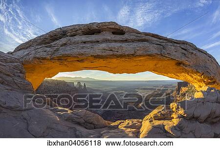 "Mesa Arch at sunrise, Island in the Sky, Canyonlands National Park, Moab, Utah, United States, North America" View Large Photo Image Stock Photo - "Mesa Arch at sunrise, Island in the Sky, Canyonlands National Park, Moab, Utah, United States, North America". Fotosearch