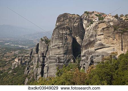 "Meteora Monasteries, UNESCO World Heritage Site near Kalambaka, Thessaly, Greece, Europe" View Large Photo Image Stock Photo - "Meteora Monasteries, UNESCO World Heritage Site near Kalambaka, Thessaly, Greece, Europe". Fotosearch