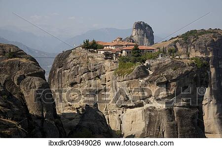 "Meteora Monasteries, UNESCO World Heritage Site near Kalambaka, Thessaly, Greece, Europe" View Large Photo Image Stock Photograph - "Meteora Monasteries, UNESCO World Heritage Site near Kalambaka, Thessaly, Greece, Europe". Fotosearch