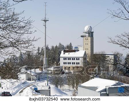 "Meteorological Observatory Hohenpeissenberg, Hohenpeissenberg, Pfaffenwinkel, Upper Bavaria, Bavaria, Germany, Europe" View Large Photo Image Stock Image - "Meteorological Observatory Hohenpeissenberg, Hohenpeissenberg, Pfaffenwinkel, Upper Bavaria, Bavaria, Germany, Europe". Fotosearch