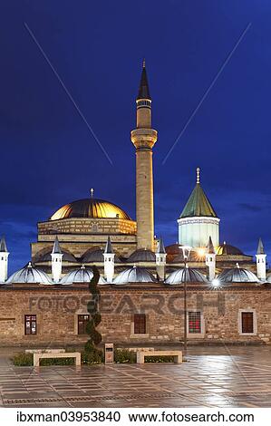 "Mevlana monastery with Rumi's Mausoleum, Mevlana Museum, Konya, Central Anatolia Region, Anatolia, Turkey, Asia" View Large Photo Image Stock Image - "Mevlana monastery with Rumi's Mausoleum, Mevlana Museum, Konya, Central Anatolia Region, Anatolia, Turkey, Asia". Fotosearch