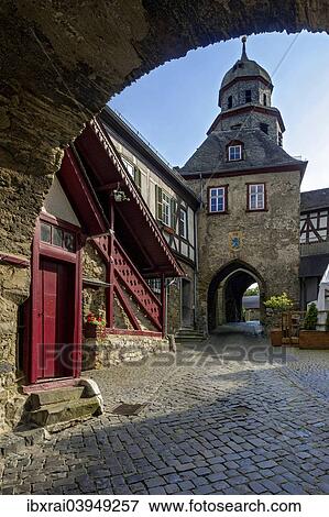 "Middle Gate Tower and Bell Tower, Braunfels Castle, historic centre, Braunfels, Hesse, Germany, Europe" View Large Photo Image Stock Photo - "Middle Gate Tower and Bell Tower, Braunfels Castle, historic centre, Braunfels, Hesse, Germany, Europe". Fotosearch