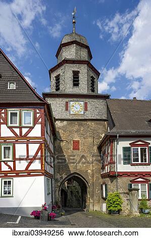 "Middle Gate Tower and Bell Tower, Braunfels Castle, historic centre, Braunfels, Hesse, Germany, Europe" View Large Photo Image Stock Photograph - "Middle Gate Tower and Bell Tower, Braunfels Castle, historic centre, Braunfels, Hesse, Germany, Europe". Fotosearch