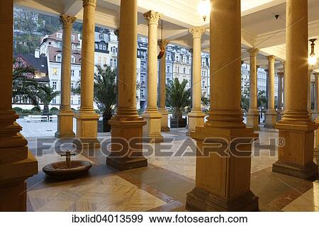 "Mill Colonnade, Mlynska kolonada, Karlovy Vary, Czech Republic, Europe" View Large Photo Image Stock Photo - "Mill Colonnade, Mlynska kolonada, Karlovy Vary, Czech Republic, Europe". Fotosearch