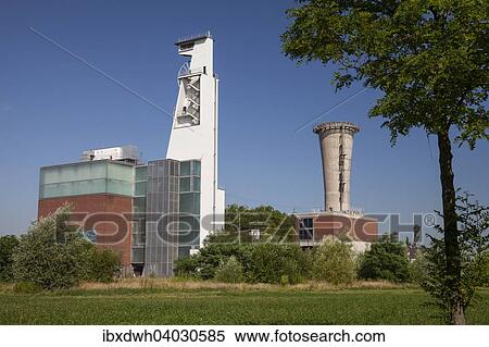 "Mine head tower, Consol Park, former Zeche Consolidation in Gelsenkirchen, Ruhr district, North Rhine-Westphalia, Germany, Europe" View Large Photo Image Stock Photography - "Mine head tower, Consol Park, former Zeche Consolidation in Gelsenkirchen, Ruhr district, North Rhine-Westphalia, Germany, Europe". Fotosearch