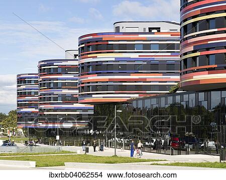 "Ministry of Urban Development and Environment of the Free and Hanseatic City of Hamburg, architects Sauerbruch and Hutton, a project of the International Building Exhibition, Wilhelmsburg, Hamburg, Germany, Europe" View Large Photo Image Picture - "Ministry of Urban Development and Environment of the Free and Hanseatic City of Hamburg, architects Sauerbruch and Hutton, a project of the International Building Exhibition, Wilhelmsburg, Hamburg, Germany, Europe". Fotosearch