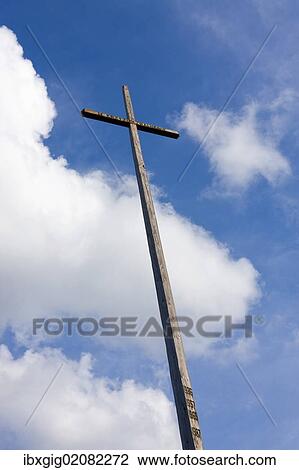 "Mission cross near sanctuary of the Holy Cross, Swiety Krzys, Holy Cross Mountains, Swietokrzyski National Park, Holy Cross National Park, Poland, Europe" View Large Photo Image Stock Image - "Mission cross near sanctuary of the Holy Cross, Swiety Krzys, Holy Cross Mountains, Swietokrzyski National Park, Holy Cross National Park, Poland, Europe". Fotosearch