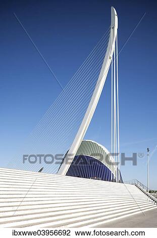 "Modern bridge Puente del Grao and Agora square, Ciudad de las Artes y las Ciencias, Valencia, Spain, Europe" View Large Photo Image Stock Image - "Modern bridge Puente del Grao and Agora square, Ciudad de las Artes y las Ciencias, Valencia, Spain, Europe". Fotosearch