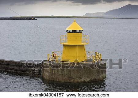 "Mole, harbour entrance, port of Reykjavik, Iceland, Europe" View Large Photo Image Stock Photo - "Mole, harbour entrance, port of Reykjavik, Iceland, Europe". Fotosearch