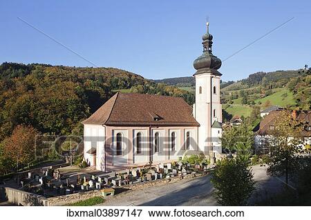 "Monastery Church of Sankt Ulrich, Schauinsland, Black Forest, Baden-Wurttemberg, Germany, Europe" View Large Photo Image Stock Photo - "Monastery Church of Sankt Ulrich, Schauinsland, Black Forest, Baden-Wurttemberg, Germany, Europe". Fotosearch