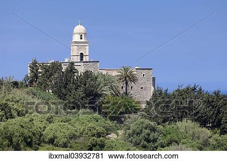 Stock Image - "Moni Toplou Monastery, Palekastro, Eastern Crete, Crete, Greece, Europe". Fotosearch