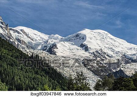 "Mont Blanc, 4810m, with the mountains Dome du Gouter and Pointe Bayeux and the Bossons Glacier, Glacier des Bossons, Chamonix-Mont-Blanc, Haute-Savoie, Rhone-Alpes, France, Europe" View Large Photo Image Stock Photograph - "Mont Blanc, 4810m, with the mountains Dome du Gouter and Pointe Bayeux and the Bossons Glacier, Glacier des Bossons, Chamonix-Mont-Blanc, Haute-Savoie, Rhone-Alpes, France, Europe". Fotosearch