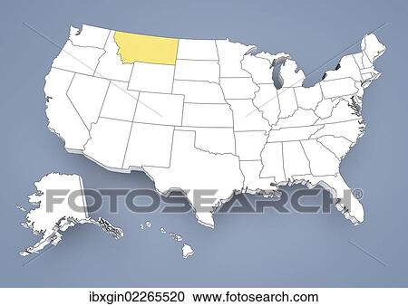 "Montana, MT, highlighted on a contour map of USA, United States of America, 3D illustration" View Large Photo Image Stock Image - "Montana, MT, highlighted on a contour map of USA, United States of America, 3D illustration". Fotosearch