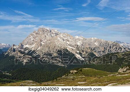 "Monte Cristallo, Piz Popena, Dolomites, South Tyrol, Italy, Europe" View Large Photo Image Stock Image - "Monte Cristallo, Piz Popena, Dolomites, South Tyrol, Italy, Europe". Fotosearch