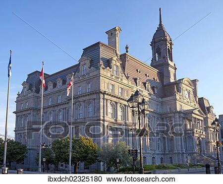 "Montreal city Hall, Hotel de ville Montreal, Montreal, Quebec, Canada, North America" View Large Photo Image Stock Image - "Montreal city Hall, Hotel de ville Montreal, Montreal, Quebec, Canada, North America". Fotosearch