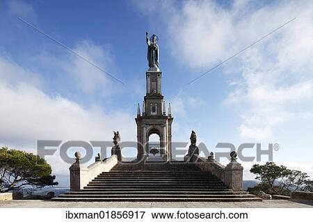 "Monument del Crist Rei, Puig de San Salvador, Felanitx, Majorca, Balearic Islands, Spain, Europe" View Large Photo Image Stock Photo - "Monument del Crist Rei, Puig de San Salvador, Felanitx, Majorca, Balearic Islands, Spain, Europe". Fotosearch