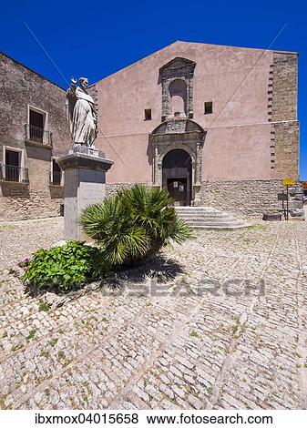 "Monument of Beato Alberto, rock village of Erice, Province of Trapani, Sicily, Italy, Europe" View Large Photo Image Stock Photo - "Monument of Beato Alberto, rock village of Erice, Province of Trapani, Sicily, Italy, Europe". Fotosearch