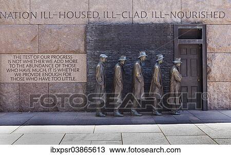 "Monument " The Bread Line", Franklin Delano Roosevelt Memorial, Washington, DC, United States, North America" View Large Photo Image Stock Image - "Monument " The Bread Line", Franklin Delano Roosevelt Memorial, Washington, DC, United States, North America". Fotosearch