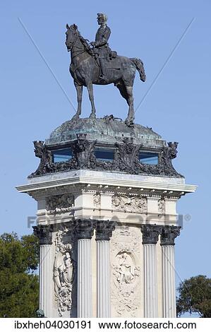 "Monument to Alfonso XII., Buen Retiro Park, Madrid, Spain, Europe" View Large Photo Image Stock Image - "Monument to Alfonso XII., Buen Retiro Park, Madrid, Spain, Europe". Fotosearch