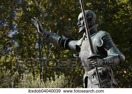 "Monument to Don Quixote, Madrid, Spain, Europe" View Large Photo Image Stock Photo - "Monument to Don Quixote, Madrid, Spain, Europe". Fotosearch