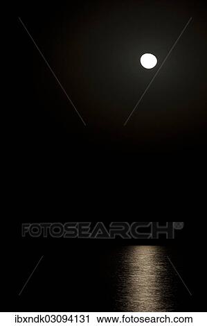 "Moon over the sea, Golf von Oman, Oman, Asia" View Large Photo Image Stock Image - "Moon over the sea, Golf von Oman, Oman, Asia". Fotosearch