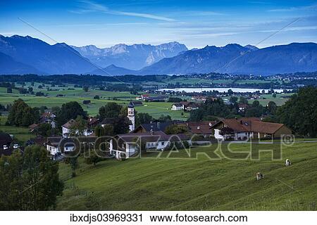 "Morning atmosphere, Aidling, Riegsee Lake, Upper Bavaria, Bavaria, Germany, Europe" View Large Photo Image Stock Image - "Morning atmosphere, Aidling, Riegsee Lake, Upper Bavaria, Bavaria, Germany, Europe". Fotosearch