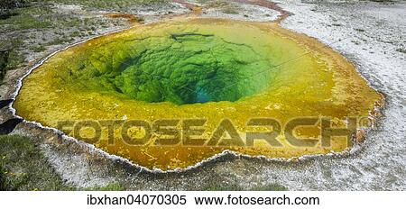 "Morning Glory Pool, Yellowstone National Park, Wyoming, United States, North America" View Large Photo Image Stock Photography - "Morning Glory Pool, Yellowstone National Park, Wyoming, United States, North America". Fotosearch