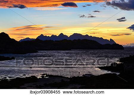 "Morning sky in Kabelvag, Vagan, Nordland, Lofoten, Norway, Europe" View Large Photo Image Stock Photography - "Morning sky in Kabelvag, Vagan, Nordland, Lofoten, Norway, Europe". Fotosearch