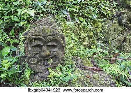 "Moss-covered sculpture in the forest, Goa Gajah Elephant Cave complex, Bali, Indonesia, Asia" View Large Photo Image Stock Image - "Moss-covered sculpture in the forest, Goa Gajah Elephant Cave complex, Bali, Indonesia, Asia". Fotosearch