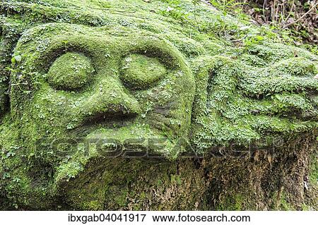 "Moss-covered sculpture in the forest, Goa Gajah Elephant Cave complex, Bali, Indonesia, Asia" View Large Photo Image Stock Photo - "Moss-covered sculpture in the forest, Goa Gajah Elephant Cave complex, Bali, Indonesia, Asia". Fotosearch