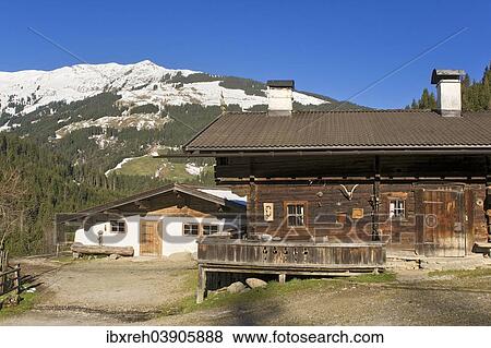 "Mountain cabins, Buchenauer Alm alp, Kurzer Grund region, Tyrol, Austria, Europe" View Large Photo Image Stock Photo - "Mountain cabins, Buchenauer Alm alp, Kurzer Grund region, Tyrol, Austria, Europe". Fotosearch
