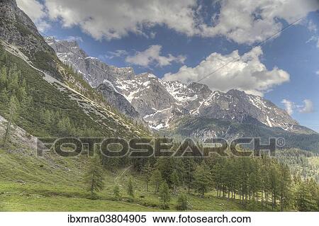 "Mountain landscape, Dachstein Mountains, cloudy sky, Salzburger Land, Austria, Europe" View Large Photo Image Stock Photography - "Mountain landscape, Dachstein Mountains, cloudy sky, Salzburger Land, Austria, Europe". Fotosearch