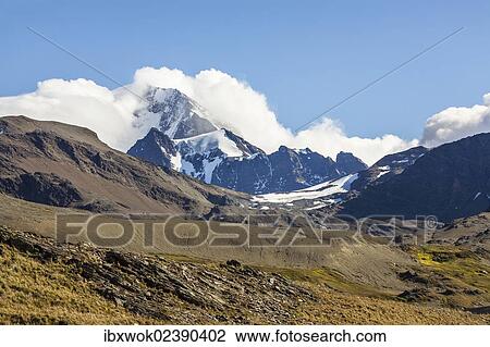 "Mountain landscape near Grytviken with Mount Sugartop, South Georgia, South Sandwich Islands, British Overseas Territory, South Atlantic Ocean, Subantarctic, Antarctica" View Large Photo Image Stock Image - "Mountain landscape near Grytviken with Mount Sugartop, South Georgia, South Sandwich Islands, British Overseas Territory, South Atlantic Ocean, Subantarctic, Antarctica". Fotosearch