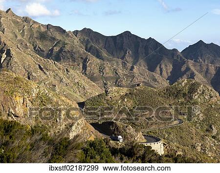 "Mountain pass in the Anaga Mountains, Anaga, Tenerife, northeastern region, Canary Islands, Spain, Europe" View Large Photo Image Stock Photo - "Mountain pass in the Anaga Mountains, Anaga, Tenerife, northeastern region, Canary Islands, Spain, Europe". Fotosearch