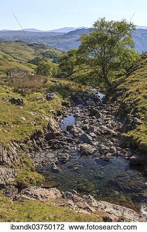 "Mountain stream on the Honister Pass in Borrowdale, Lake District National Park, Cumbria, England, United Kingdom, Europe" View Large Photo Image Stock Image - "Mountain stream on the Honister Pass in Borrowdale, Lake District National Park, Cumbria, England, United Kingdom, Europe". Fotosearch