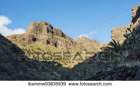 "Mountain village Masca, Tenerife, Canary Islands, Spain, Europe" View Large Photo Image Stock Photo - "Mountain village Masca, Tenerife, Canary Islands, Spain, Europe". Fotosearch