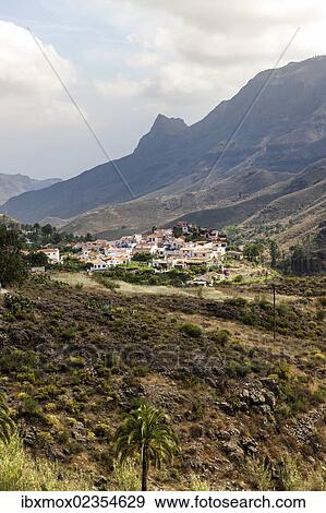 "Mountain village of Molino de Fataga, Gran Canaria, Canary Islands, Spain, Europe, PublicGround, Europe" View Large Photo Image Stock Photo - "Mountain village of Molino de Fataga, Gran Canaria, Canary Islands, Spain, Europe, PublicGround, Europe". Fotosearch