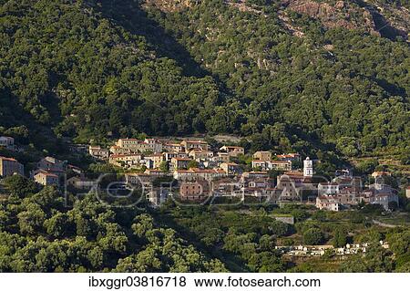"Mountain village of Ota, Golo Valley, Corse-du-Sud, Corsica, France, Europe" View Large Photo Image Stock Photo - "Mountain village of Ota, Golo Valley, Corse-du-Sud, Corsica, France, Europe". Fotosearch