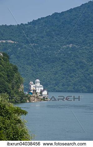 "Mraconia Monastery, Parcul Natural Por? ¢ile de Fier or Iron Gates Natural Park, Danube Valley, Romania, Europe" View Large Photo Image Stock Photograph - "Mraconia Monastery, Parcul Natural Por? ¢ile de Fier or Iron Gates Natural Park, Danube Valley, Romania, Europe". Fotosearch