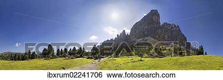 "Mt Peitlerkofel, Sasso delle Putia, panoramic view at Wuerzjoch, Passo delle Erbe, Villnoess, Funes, Dolomites, South Tyrol, Italy, Europe" View Large Photo Image Stock Photograph - "Mt Peitlerkofel, Sasso delle Putia, panoramic view at Wuerzjoch, Passo delle Erbe, Villnoess, Funes, Dolomites, South Tyrol, Italy, Europe". Fotosearch