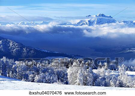 "Mt. Pilatus in winter landscape with Lake Zug in the foreground, Zugerberg, Canton of train, Switzerland, Europe" View Large Photo Image Stock Photograph - "Mt. Pilatus in winter landscape with Lake Zug in the foreground, Zugerberg, Canton of train, Switzerland, Europe". Fotosearch