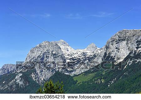 "Mt Reiter Alpe with remaining snow, Ramsau bei Berchtesgaden, Berchtesgadener Land District, Upper Bavaria, Bavaria, Germany, Europe" View Large Photo Image Stock Photo - "Mt Reiter Alpe with remaining snow, Ramsau bei Berchtesgaden, Berchtesgadener Land District, Upper Bavaria, Bavaria, Germany, Europe". Fotosearch