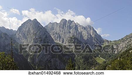"Mt Wilder Kaiser, Mt Predigtstuhl and Mt Fleischbank, hike to Ranggenalm alpine pasture, Tyrol, Austria, Europe" View Large Photo Image Stock Photo - "Mt Wilder Kaiser, Mt Predigtstuhl and Mt Fleischbank, hike to Ranggenalm alpine pasture, Tyrol, Austria, Europe". Fotosearch