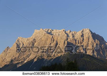 "Mt Zugspitze and Mt Schneefernerkopf, Wetterstein Range, from Ehrwald, Tyrol, Austria, Europe" View Large Photo Image Stock Image - "Mt Zugspitze and Mt Schneefernerkopf, Wetterstein Range, from Ehrwald, Tyrol, Austria, Europe". Fotosearch